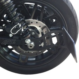 ARG Spirit: Support de plaque d'immatriculation latérale avec éclairage LED pour Harley-Davidson Sportster