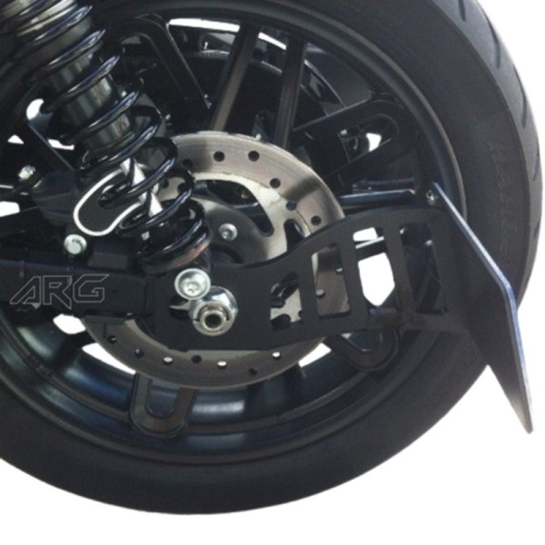 ARG Spirit: Support de plaque d'immatriculation latérale avec éclairage LED pour Harley-Davidson Sportster