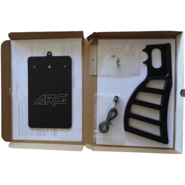 ARG Spirit: Support de plaque d'immatriculation latérale avec éclairage LED pour Harley-Davidson Sportster