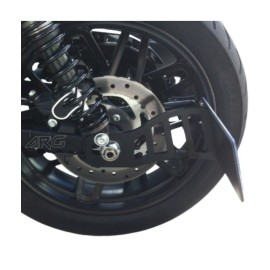 ARG Spirit: Support de plaque d'immatriculation latérale avec éclairage LED pour Harley-Davidson Softail Breakout & Rocker C