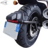 ARG Spirit: Support de plaque d'immatriculation latérale avec éclairage LED pour Harley-Davidson Softail 18 Fat Bob