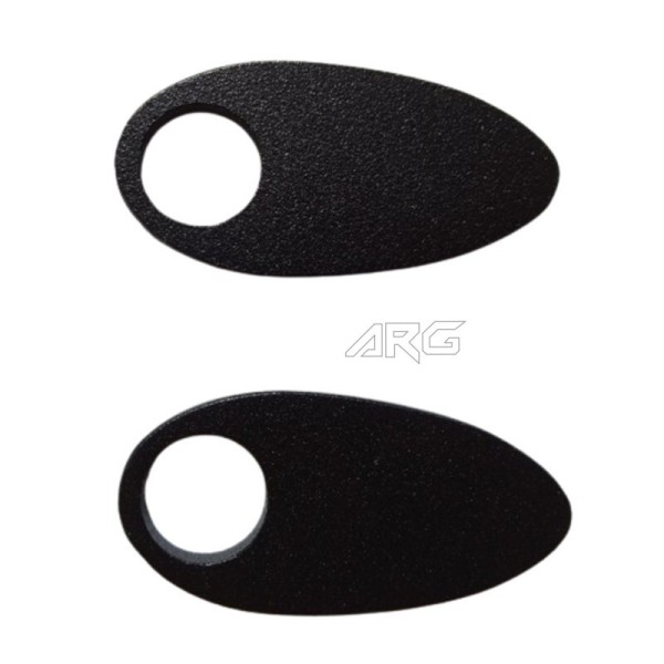 ARG Spirit: Caches de fixation de clignotants arrià¨re 8,5mm (Noir Sable)