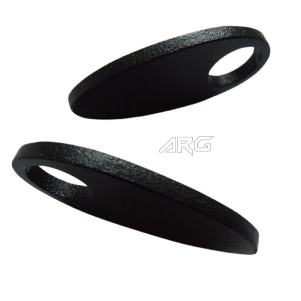 ARG Spirit: Caches de fixation de clignotants arrià¨re 8,5mm (Noir Sable)