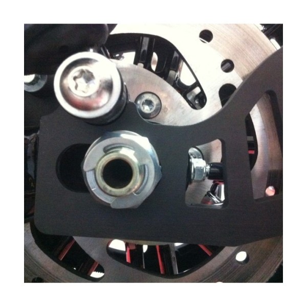 ARG Spirit: Caches de fixation de clignotants arrià¨re 8,5mm (Noir Brillant)