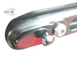 ARG Spirit: Caches de fixation de clignotants arrià¨re 6,5mm Dyna (Noir Brillant)