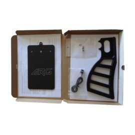 ARG Spirit: Caches de fixation de clignotants arrià¨re 6,5mm Softail (Noir Brillant)
