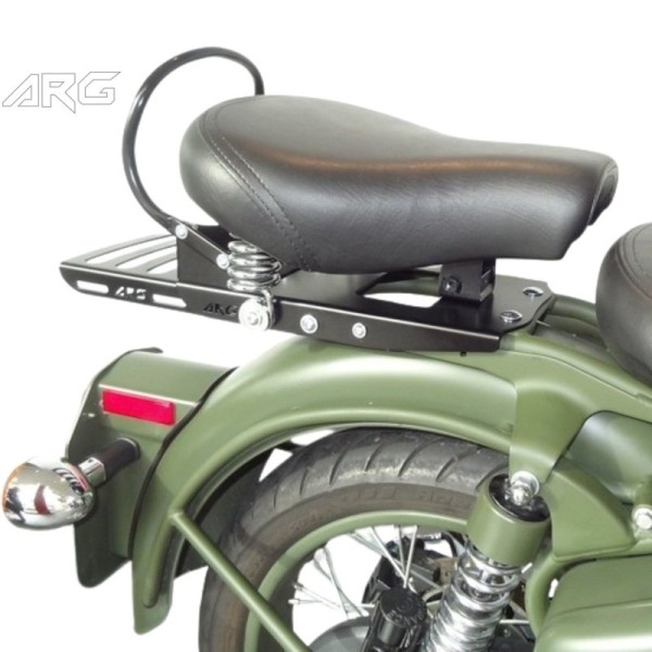 ARG Spirit: Support porte-bagage noir satiné pour Royal Enfield Classic 500