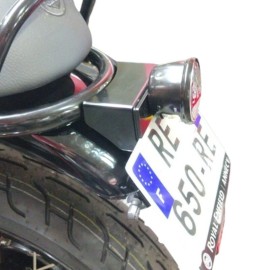 ARG Spirit: Kit plaque et feux Hawak + support clignotants origine pour Royal Enfield GT650