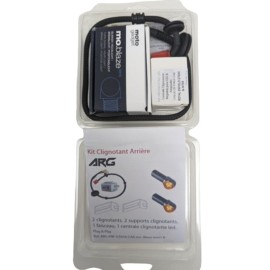 ARG Spirit: Kit connecteur et support de clignotants AR + clignotants Tens1 pour Royal Enfield GT650