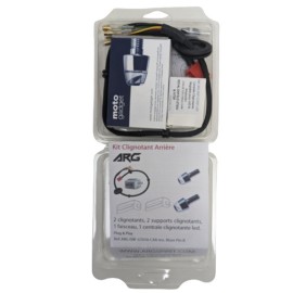 ARG Spirit: Kit connecteur et support de clignotants AR + clignotants Pin pour Royal Enfield GT650