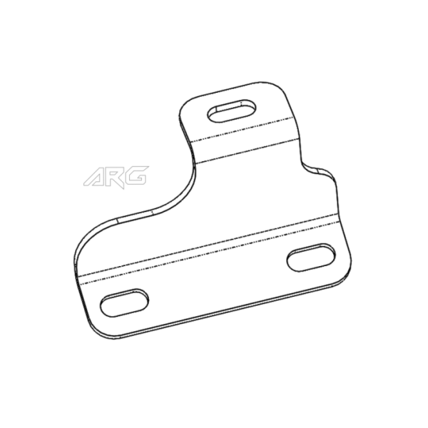 ARG Spirit: Patte accessoire kit de montage + support clignotants AR droite 6mm pour Indian FTR 1200