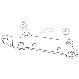 ARG Spirit: Patte accessoire kit de montage + support clignotants AR droite 8mm pour Indian FTR 1200