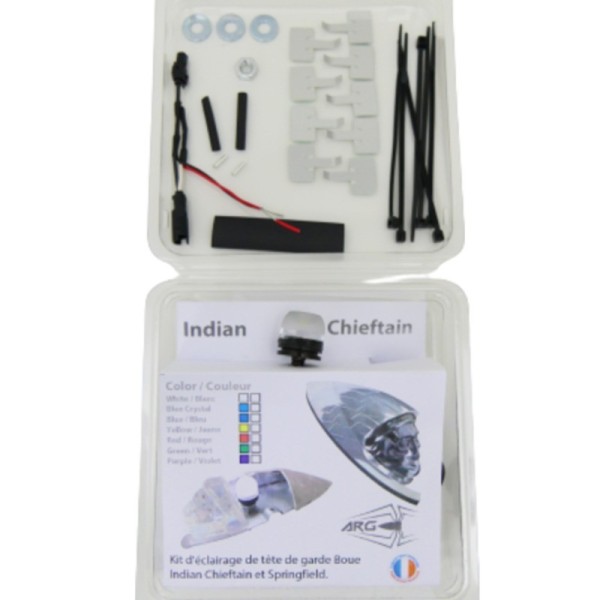 ARG Spirit: Kit d'éclairage pour tàªte de garde-boue Indian Chieftain et Springfield Dark Horse