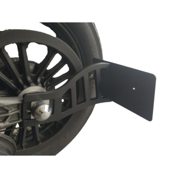 ARG Spirit: Support de plaque d'immatriculation latérale avec éclairage LED pour Indian Scout & Bobber