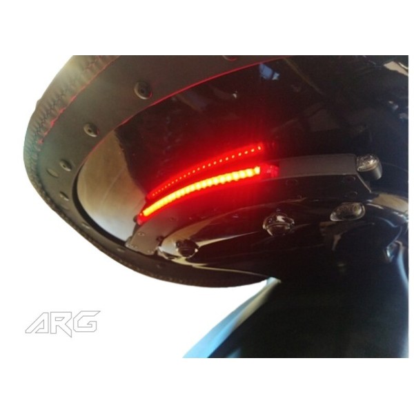 ARG Spirit: Cache tubes de fourche noir brillant pour Indian Scout
