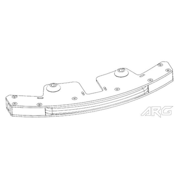 ARG Spirit: Cache tubes de fourche noir brillant pour Indian Scout