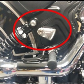 ARG Spirit: Patte de montage de bloc disque Auvray pour Indian Scout