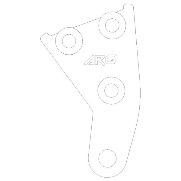 ARG Spirit: Patte de montage de bloc disque Auvray pour Indian Scout
