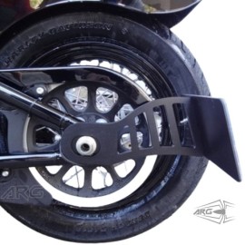 ARG Spirit: Support de plaque d'immatriculation latérale avec éclairage LED pour Harley-Davidson Softail 18 Slim, Street Bob, De
