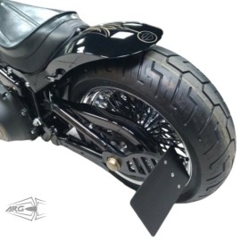 ARG Spirit: Support de plaque d'immatriculation latérale avec éclairage LED pour Harley-Davidson Softail 18 Fat Bob, BreakOut 11