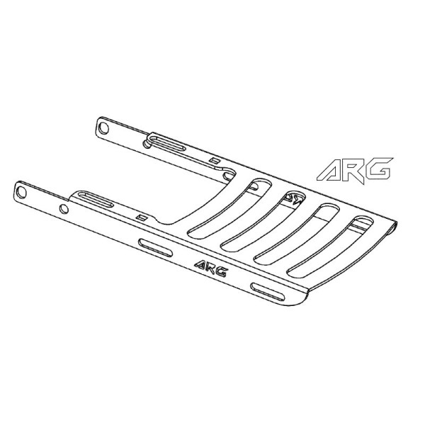 ARG Spirit: Support porte-bagage noir satiné pour Royal Enfield Classic 500