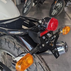 ARG Spirit: Kit support plaque et feux Texas pour Royal Enfield GT650