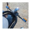 ARG Spirit: Kit plaque et feux Texas + support clignotants origine pour Royal Enfield GT650