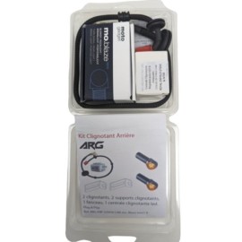 ARG Spirit: Kit connecteur et support de clignotants AR + clignotants Tens1 pour Royal Enfield GT650