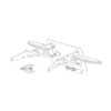ARG Spirit: Support de plaque d'immatriculation centrale double pour Indian FTR 1200