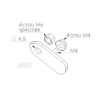 ARG Spirit: Support de clignotants AV ECO 6.5mm pour Indian FTR 1200